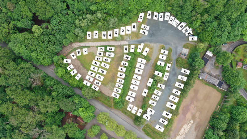 Übersicht der Stellplätze